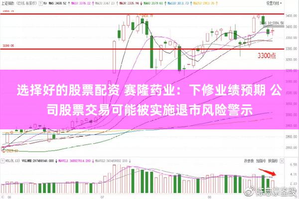 选择好的股票配资 赛隆药业：下修业绩预期 公司股票交易可能被实施退市风险警示