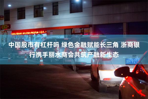 中国股市有杠杆吗 绿色金融赋能长三角 浙商银行携手丽水商会共筑产融新生态