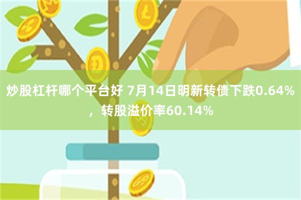 炒股杠杆哪个平台好 7月14日明新转债下跌0.64%，转股溢价率60.14%