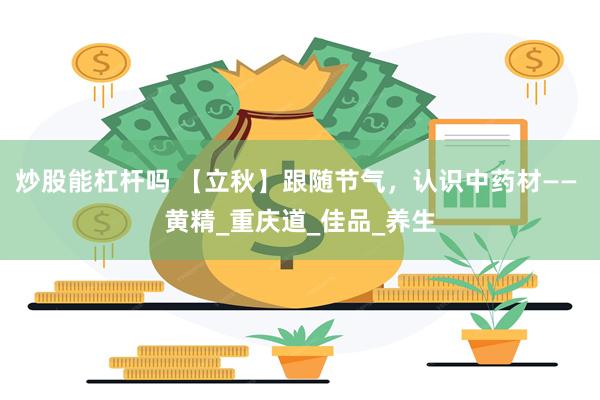 炒股能杠杆吗 【立秋】跟随节气，认识中药材—— 黄精_重庆道_佳品_养生